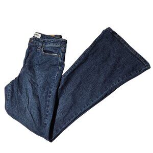 RSQ Low Rise Flare Jeans Womens Size 24 Bell Bottom Dark Wash Denim Pants